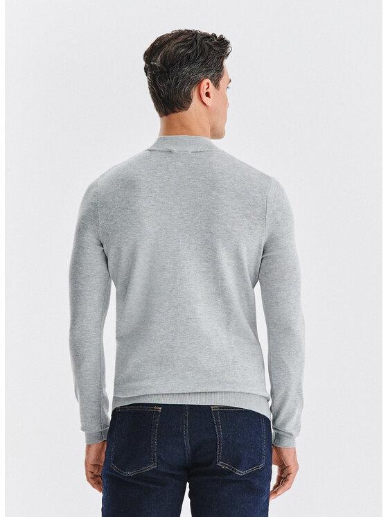 Pako Lorente Pako Lorente Sweter P25WF-2X-002 Szary Classic Fit