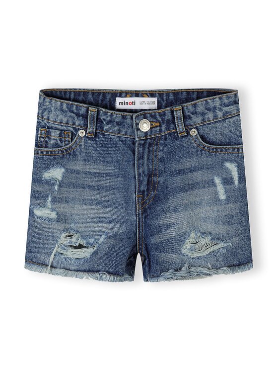 minoti minoti Szorty jeansowe 30SHORT150 Granatowy Regular Fit