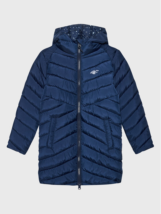4F 4F Демісезонна куртка HJZ22-JKUDP003 Cиній Regular Fit