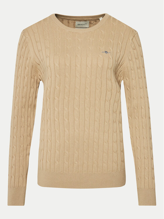 Gant Gant Sweater 4800100 Bézs Slim Fit