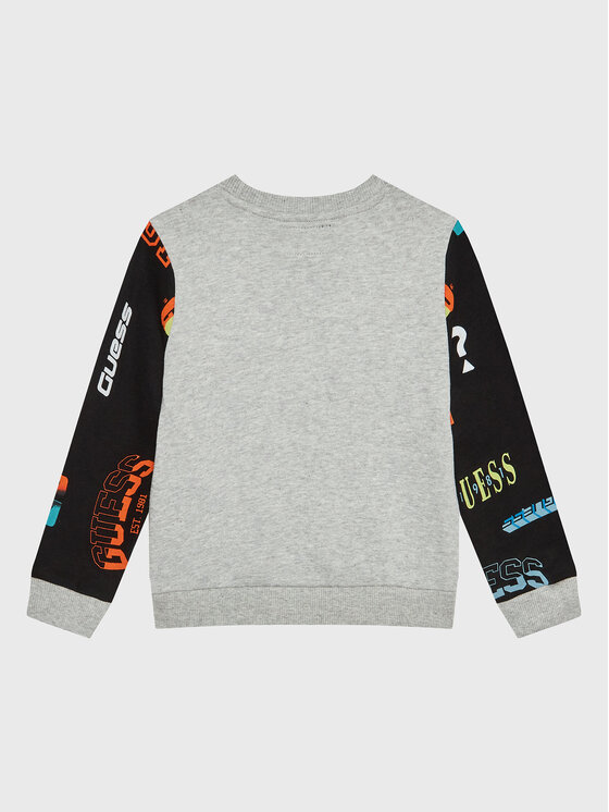 Felpa N3RQ01 KA6R3 Grigio Regular Fit
