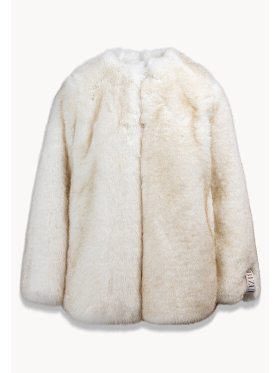 BIZUU BIZUU Futro WINTER WARM FLUFFY FUR Biały Standard Fit