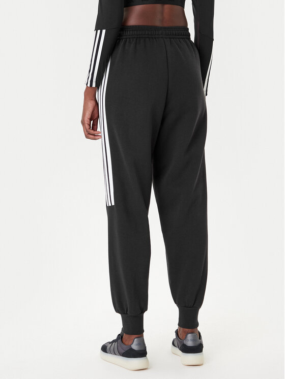 adidas adidas Donji dio trenerke Tiro 3-Stripes JL7488 Crna Loose Fit