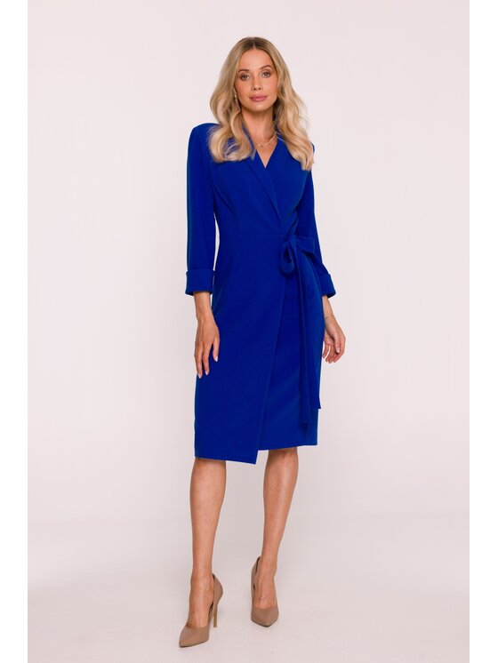 Stylove Stylove Sukienka wieczorowa S415 Niebieski A-Line Fit