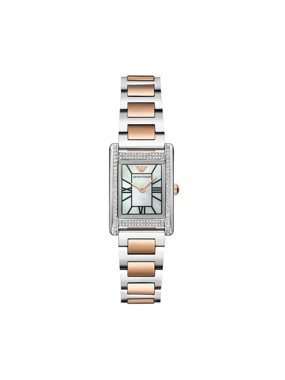 Emporio Armani Hodinky Genni AR11626 Strieborná