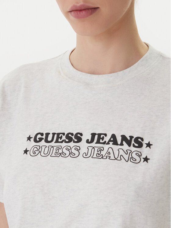 Guess Jeans Guess Jeans T-Shirt W6GI04 K8HM0 Szary Regular Fit