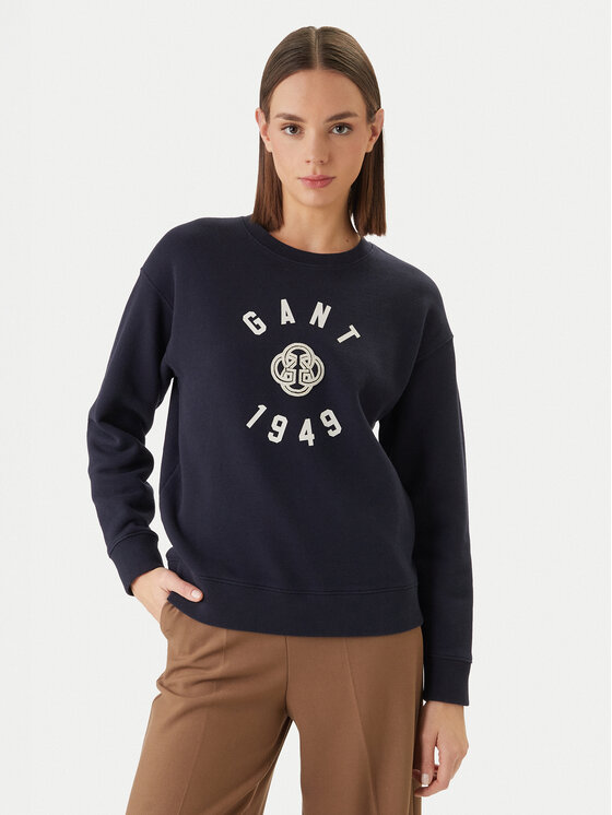 Gant Bluza 4201485 Granatowy Regular Fit