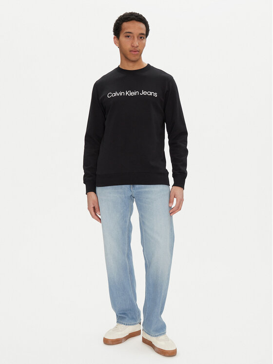 Calvin Klein Jeans Calvin Klein Jeans Μπλούζα J30J322549 Μαύρο Regular Fit