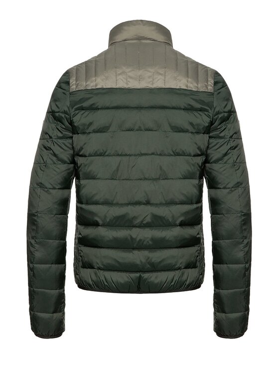 Wrangler Wrangler Kurtka przejściowa BOMBER Zielony Regular Fit