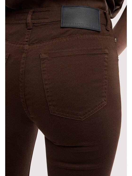 Trussardi Trussardi Pantaloni di tessuto P7019300363N032 Marrone Regular Fit