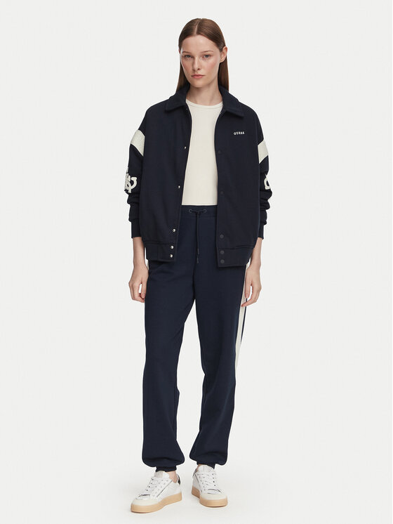 Guess Guess Bundy bomber V6YL07 K4293 Tmavomodrá Regular Fit