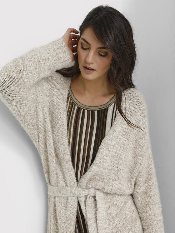 Cardigan Gilo 10610657 Beige Loose Fit