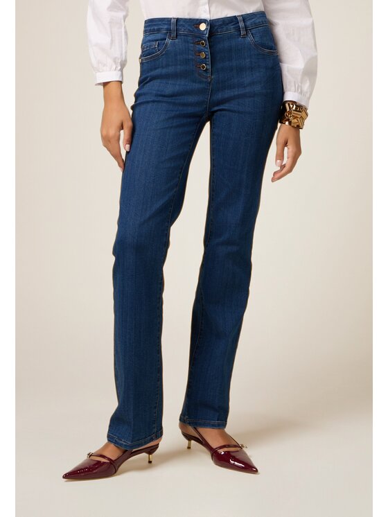 Oltre Oltre Jeans P575R008576N034 Blu Regular Fit