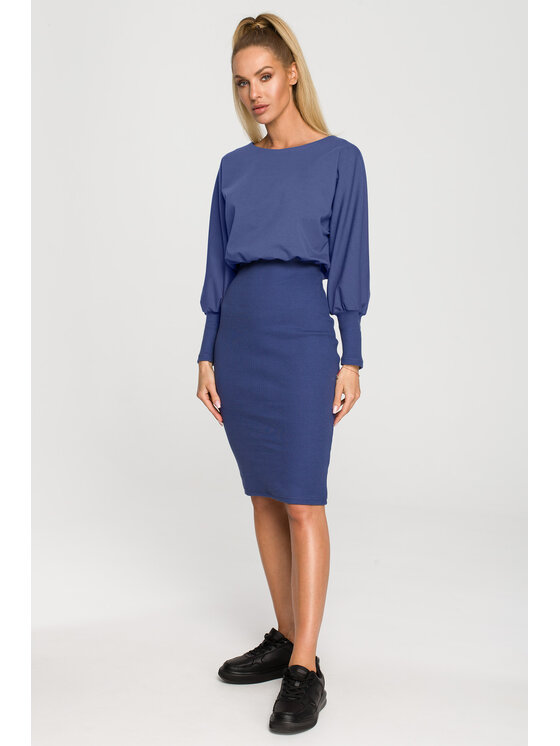 Made of Emotion Made of Emotion Abito da cocktail M690 Blu Regular Fit