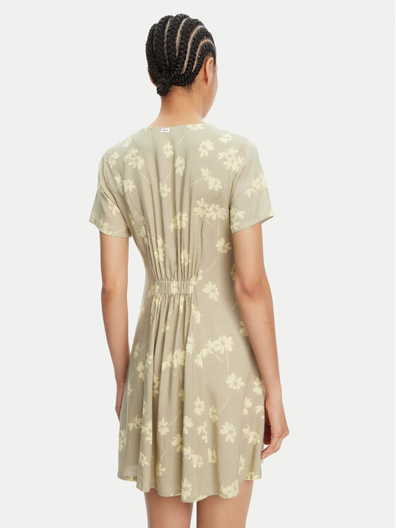 RVCA RVCA Sukienka letnia 23B131508 Zielony Regular Fit