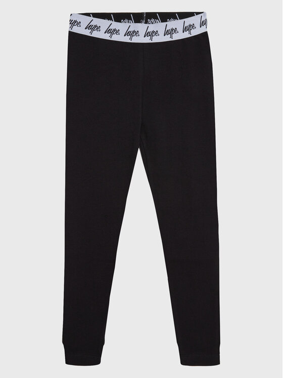 HYPE HYPE Colanți CORE21-099 Negru Slim Fit