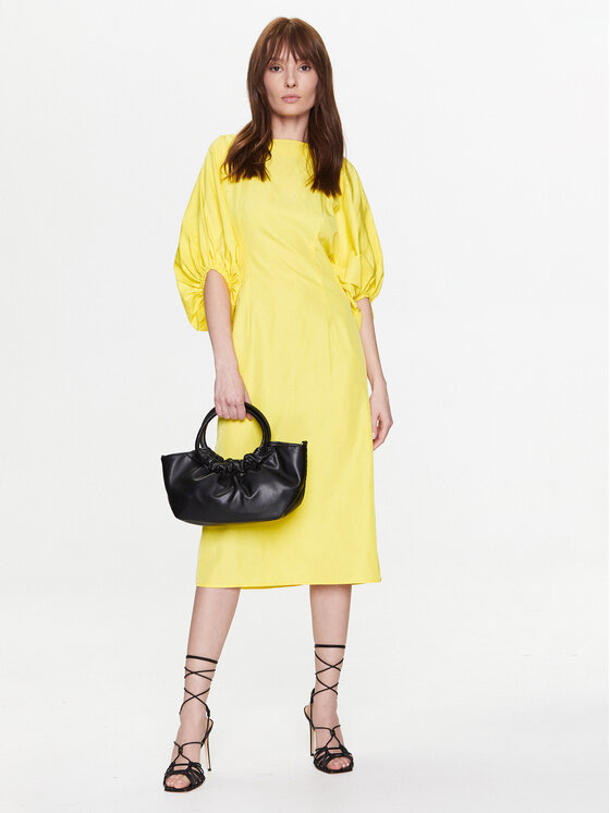 Silvian Heach Silvian Heach Повсякденна сукня GPP23447VE Жовтий Regular Fit