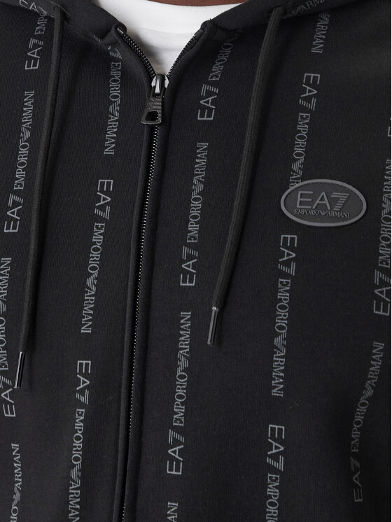 EA7 Emporio Armani EA7 Emporio Armani Mikina 7M001392 AF12660 FC039 Černá Regular Fit