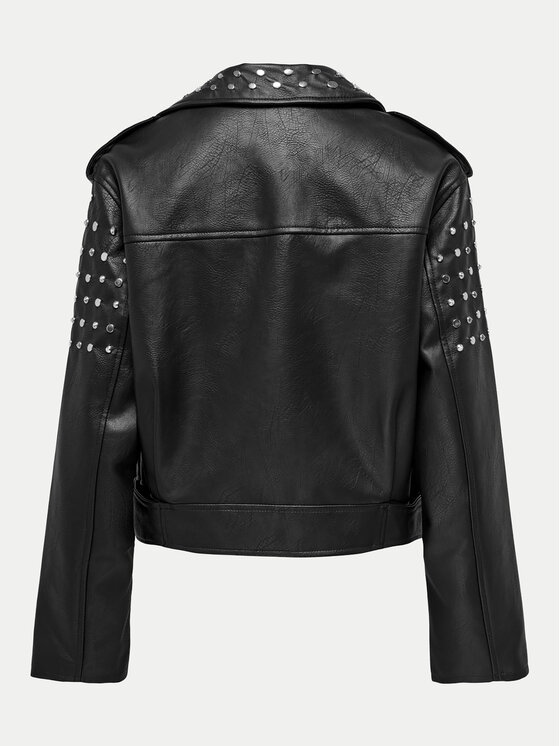 ONLY ONLY Jacke aus Kunstleder Destiny 15319914 Schwarz Regular Fit
