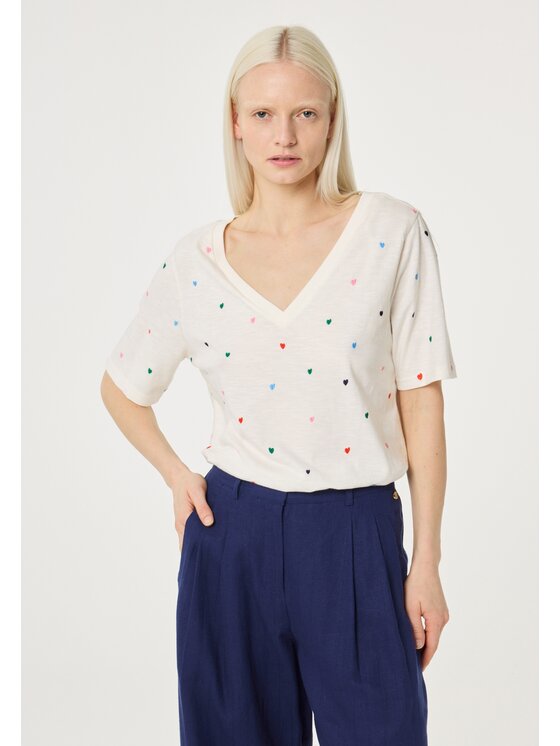 Fabienne Chapot Fabienne Chapot T-Shirt 6221-1607-172 Beżowy