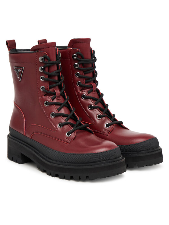 Guess Guess Čizme FLFB2D LEA10 Tamnocrvena