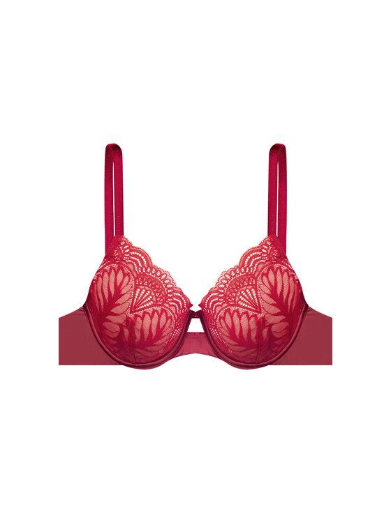 Esotiq Esotiq Biustonosz push-up 41021 Czerwony