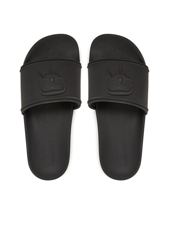 KARL LAGERFELD KARL LAGERFELD Klapki Kondominium KL88819 Czarny