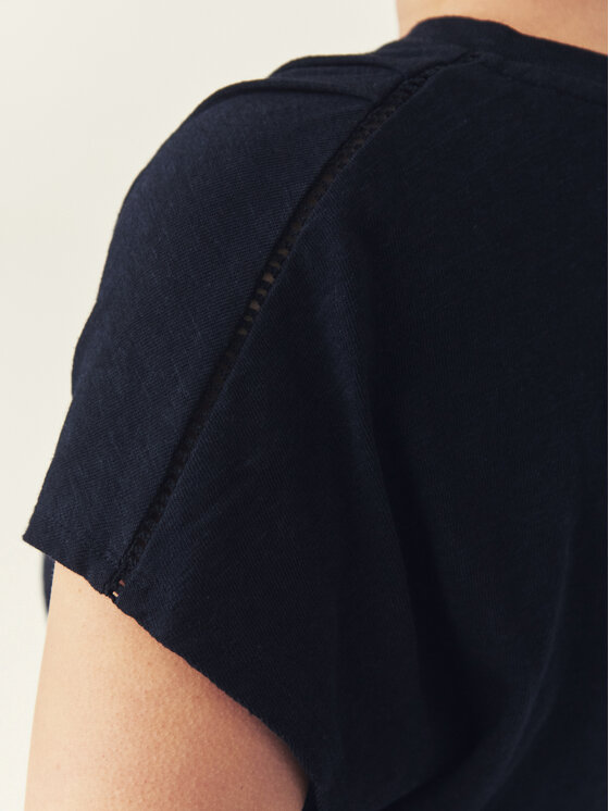 TATUUM TATUUM Bluzka SALMAZI Granatowy Loose Fit