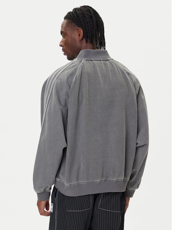 adidas adidas Kurtka jeansowa SST adicolor JW5915 Szary Loose Fit
