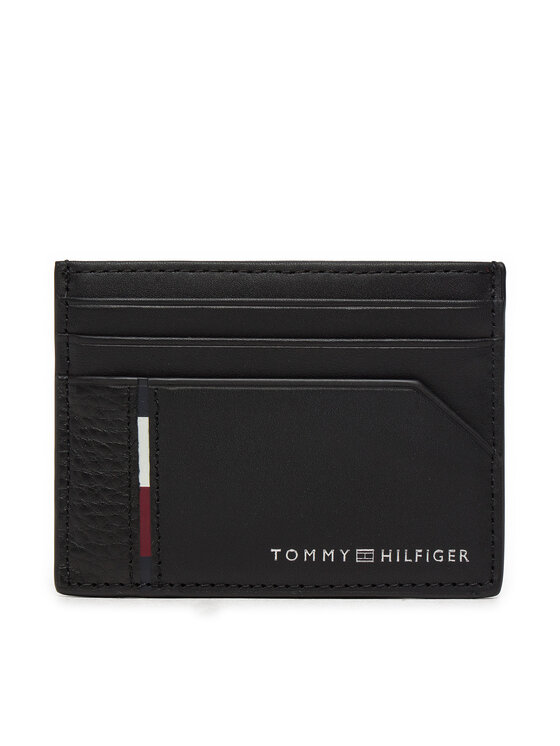Tommy Hilfiger Tommy Hilfiger Pouzdro na kreditní karty Casual AM0AM12769 Černá
