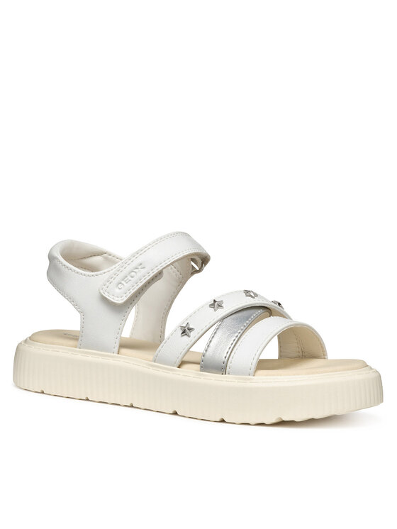 Geox Geox Sandaalid J Kodette Gir J45DBI 000BC C0007 S Valge