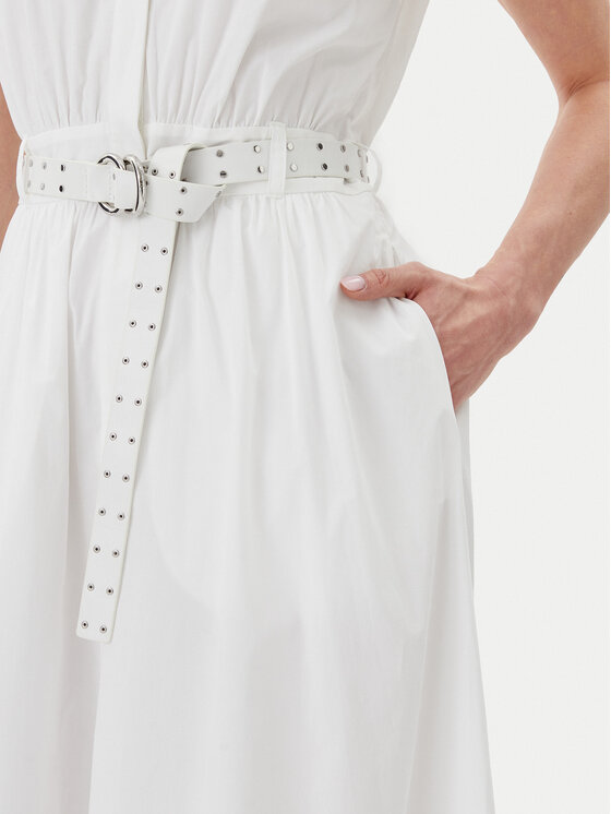MICHAEL Michael Kors MICHAEL Michael Kors Rochie de zi MS5830KF4C Alb Regular Fit