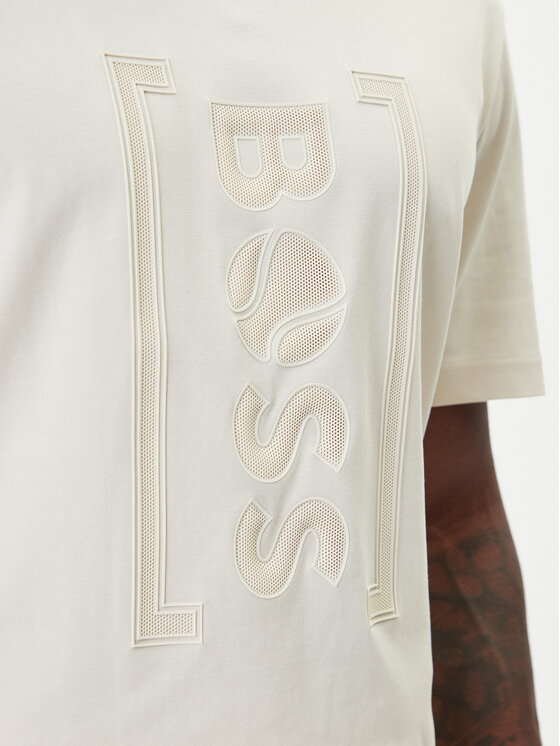 BOSS BOSS Póló Iconic TL 50543905 Ekru Relaxed Fit