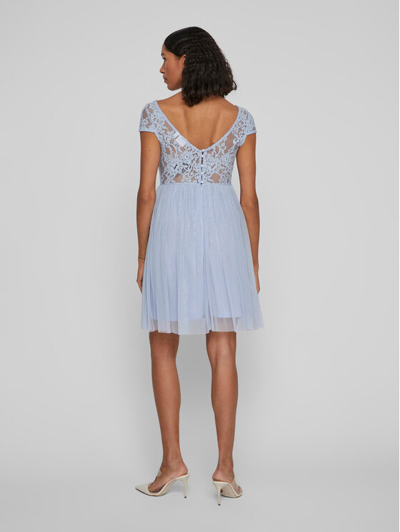 Vila Vila Coctailkleid Ulricana 14083836 Himmelblau Regular Fit