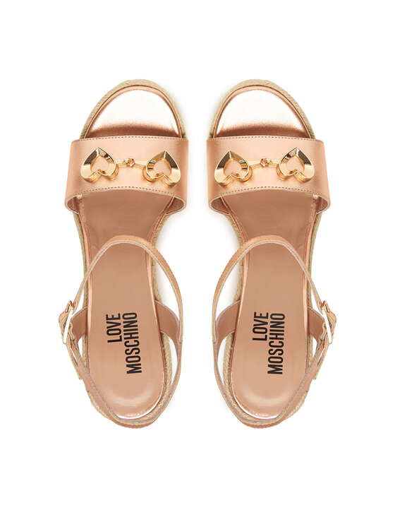 LOVE MOSCHINO LOVE MOSCHINO Espadryle JA1615BI0OIC0600 Różowy