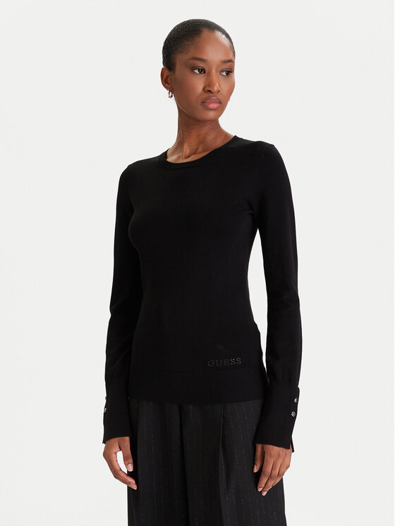 Guess Guess Pullover Elinor W2YR30 Z2V62 Schwarz Regular Fit