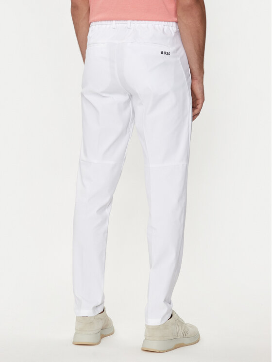 BOSS Boss Pantaloni chino T_Phoenix 50495488 Alb Regular Fit