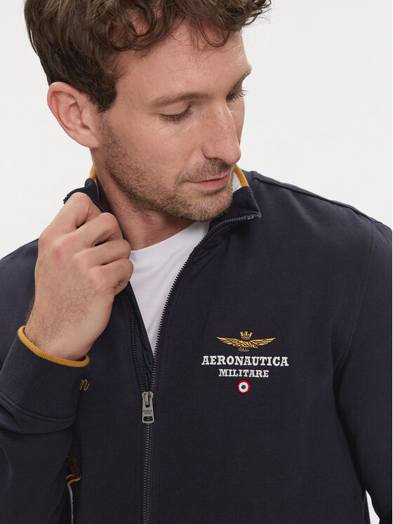 Aeronautica Militare Aeronautica Militare Bluza 241FE1869F459 Granatowy Regular Fit