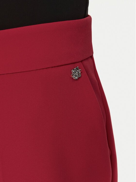 HUGO HUGO Spodnie materiałowe Hagonia-1 50539991 Czerwony Slim Fit