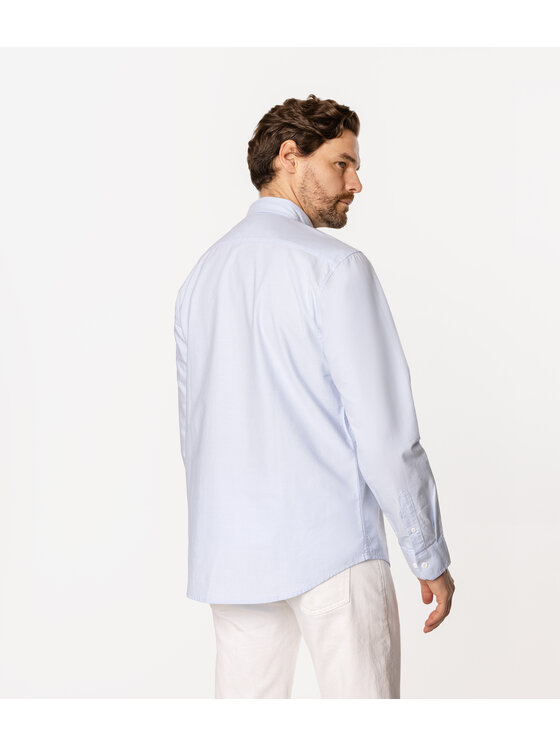 Lee Cooper Lee Cooper Koszula LARS OXFORD Niebieski Regular Fit