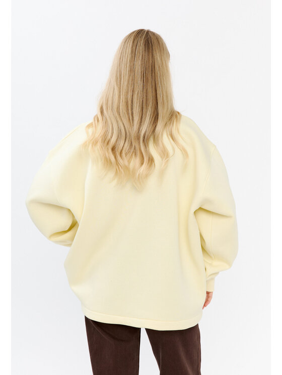 Mirons Mirons Bluza soft Beżowy Oversize