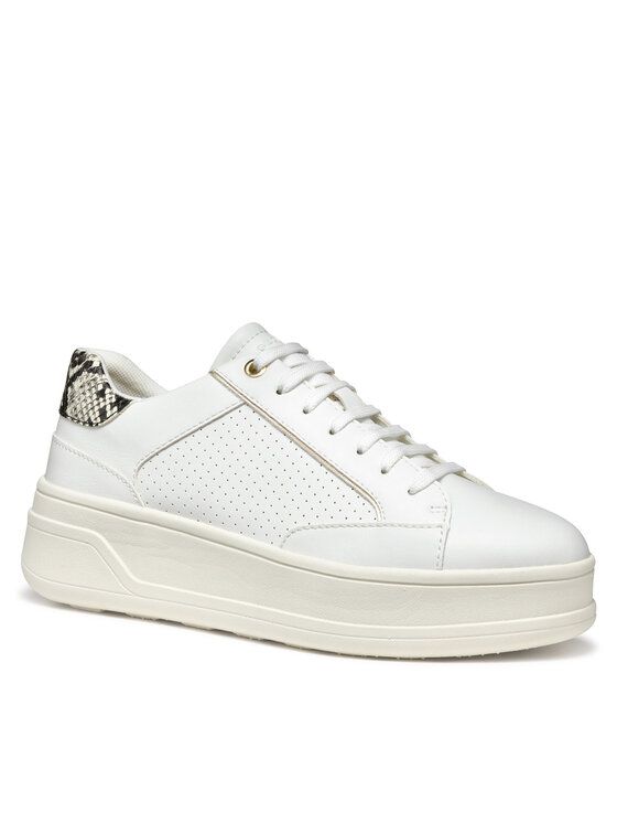 Geox Geox Sneakers D Spherica Ecub-2 D55WVB 0BCAR C0405 Alb
