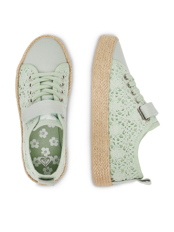 Roxy Roxy Espadryle CSS20547-01 Zielony