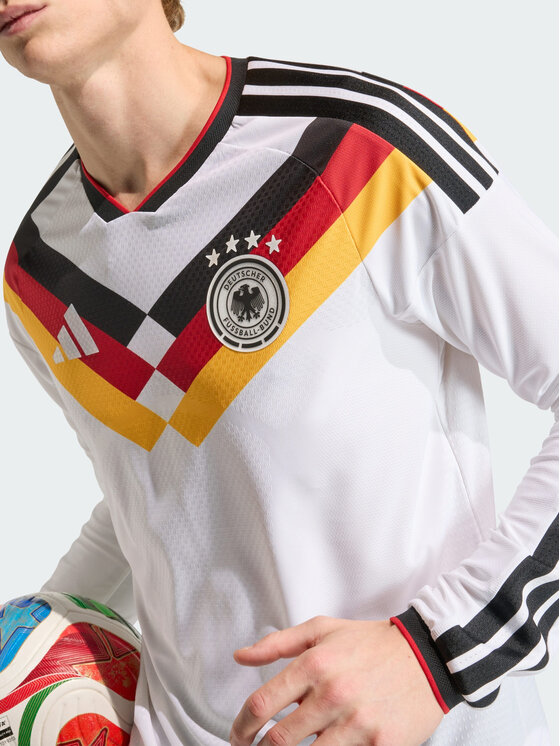 adidas adidas Koszulka techniczna Niemcy Biały Slim Fit