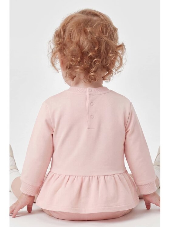 Guess Kids Guess Kids Sukienka codzienna 183605 Różowy Classic Fit
