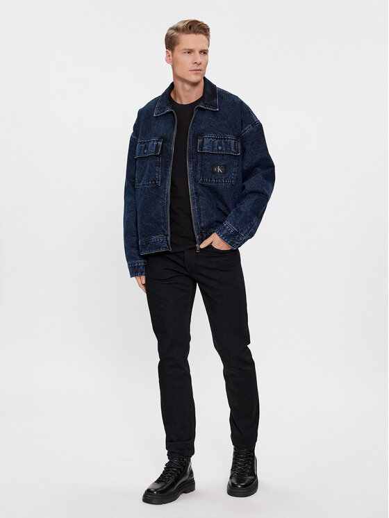 Calvin Klein Jeans Calvin Klein Jeans Jeans hlače J30J323688 Črna Slim Taper Fit