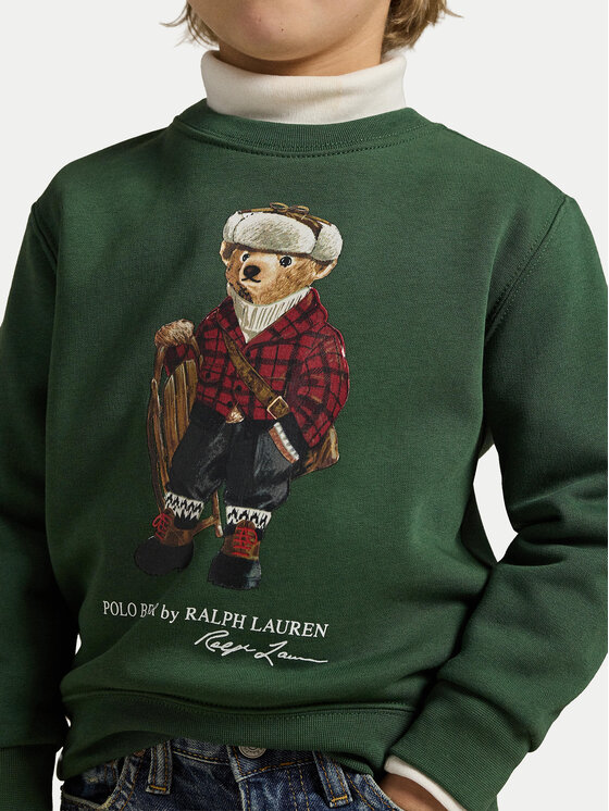 Polo Ralph Lauren Polo Ralph Lauren Džemperis ar kapuci 322981261001 Zaļš Regular Fit