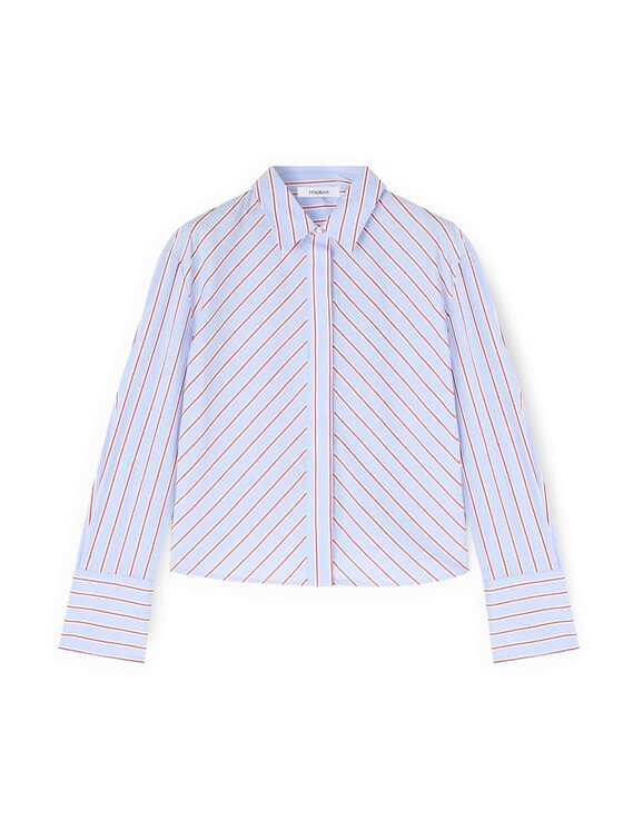 Motivi Motivi Camicia 5075Q000994N0V1 Turchese Boxy Fit