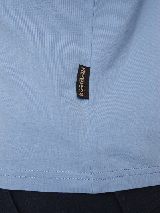 Napapijri Napapijri T-Shirt Salis NP0A4H8D Himmelblau Regular Fit