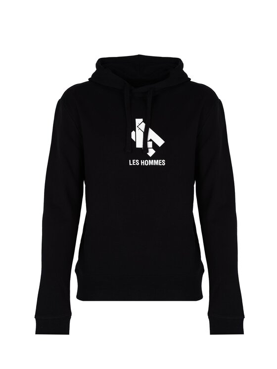 Les Hommes Les Hommes Μπλούζα LBH1006700P Μαύρο Regular Fit